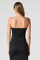 Contour Ruched Tube Top