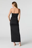 Contour Ruched Maxi Skirt