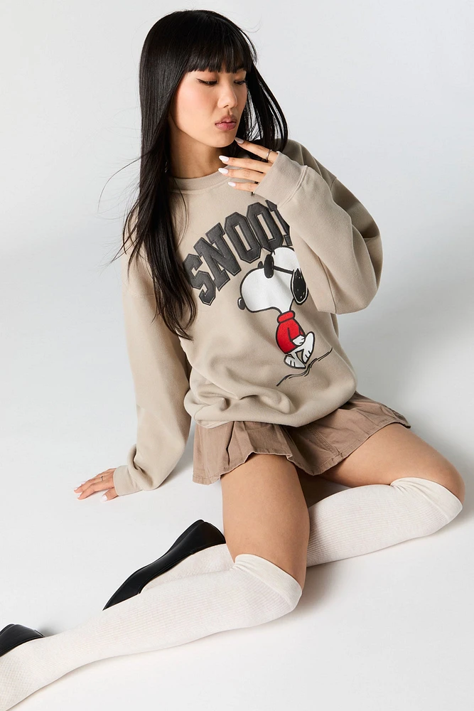 Cool Snoopy Graphic Sweatshirt