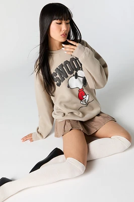 Cool Snoopy Graphic Sweatshirt