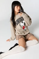 Cool Snoopy Graphic Sweatshirt