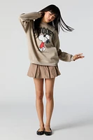 Cool Snoopy Graphic Sweatshirt