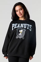 Snoopy Graphic Fleece Sweatshirt