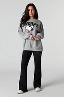 Snoopy Graphic Fleece Sweatshirt