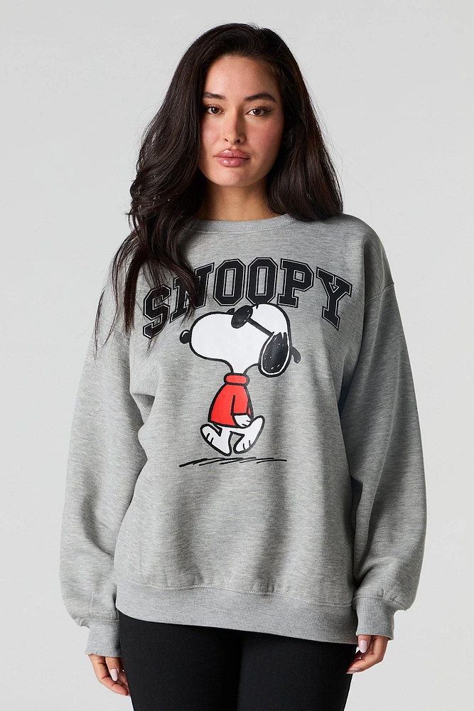 Chandail en molleton à imprimé Snoopy