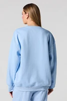 Stitch Graphic Fleece Sweatshirt