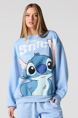 Stitch Graphic Fleece Sweatshirt