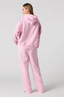 Pantalon d'entraînement à jambe évasée en molleton avec imprimé Stitch & Angel