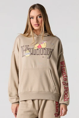 Winnie the Pooh Embroidered Fleece Hoodie