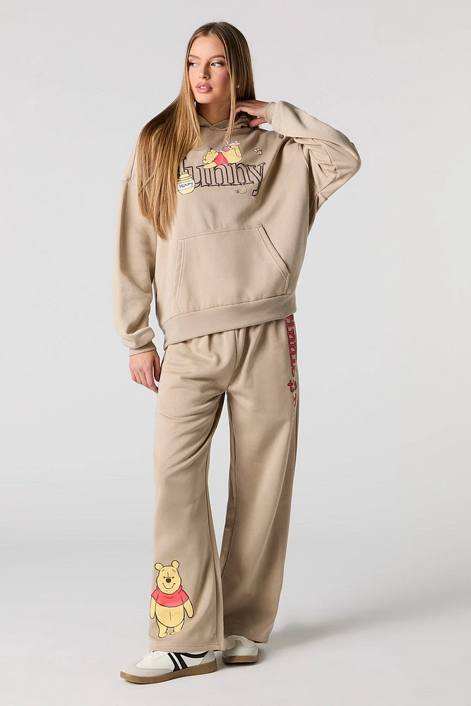 Winnie the Pooh Embroidered Fleece Hoodie