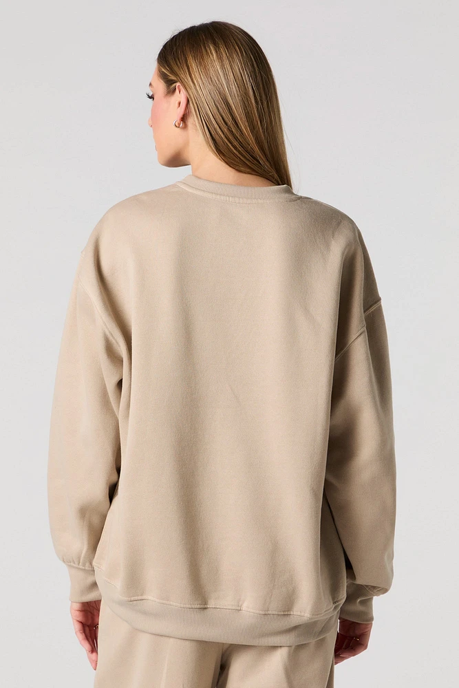 Winnie the Pooh Embroidered Fleece Sweatshirt