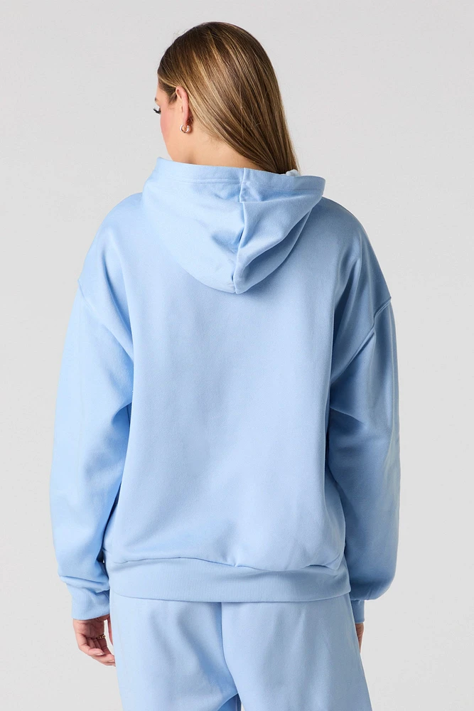 Stitch Graphic Fleece Hoodie