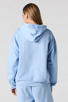 Stitch Graphic Fleece Hoodie