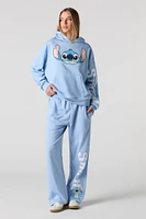 Stitch Graphic Fleece Hoodie