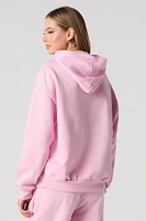 Stitch & Angel Graphic Fleece Hoodie
