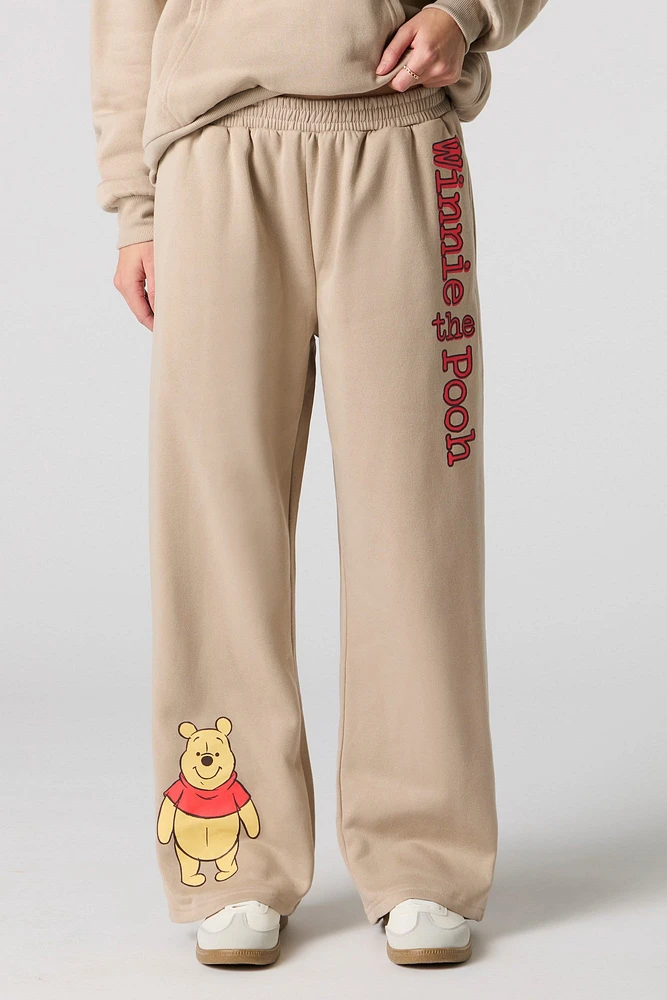 Pantalon d'entraînement à jambe large avec imprimé Winnie the Pooh