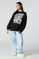 Hot Wheels™ Turbo Charged Graphic Fleece Sweatshirt