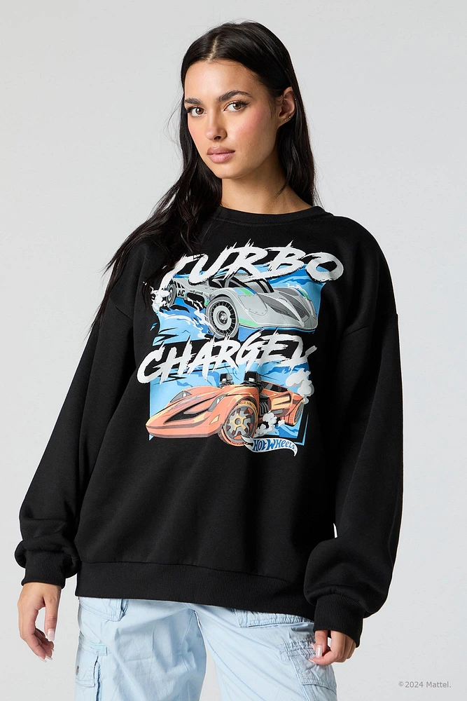 Hot Wheels™ Turbo Charged Graphic Fleece Sweatshirt