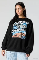 Hot Wheels™ Turbo Charged Graphic Fleece Sweatshirt