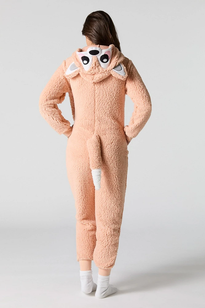 3D Fox Sherpa Onesie