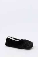 Faux-Fur Ballerina Slipper