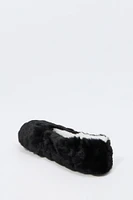 Faux-Fur Ballerina Slipper