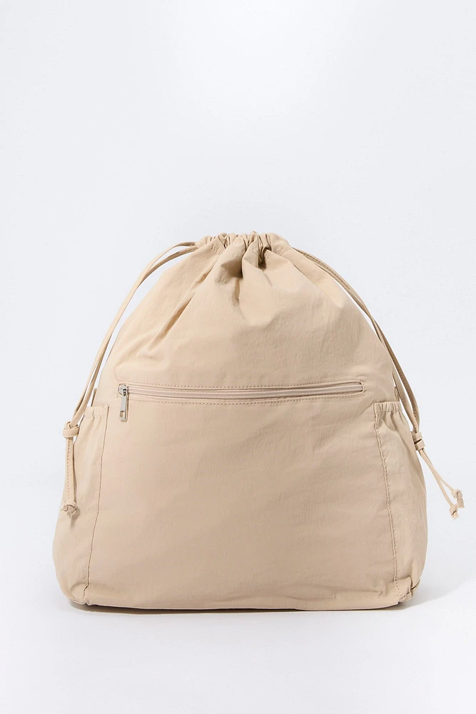 Drawstring Shoulder Bag