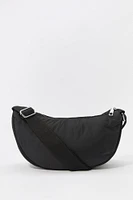 Nylon Half Moon Bag