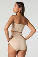 Culotte galbante à taille haute