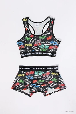 Hot Wheels™ Sports Bra and Boy Short 2-Piece Set