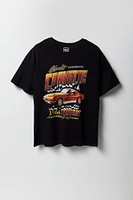 T-shirt coupe garçonne à imprimé Corvette Stingray