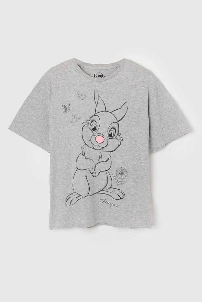 Thumper Graphic Boyfriend T-Shirt