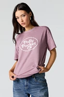 T-shirt coupe garçonne à imprimé Polly Pocket