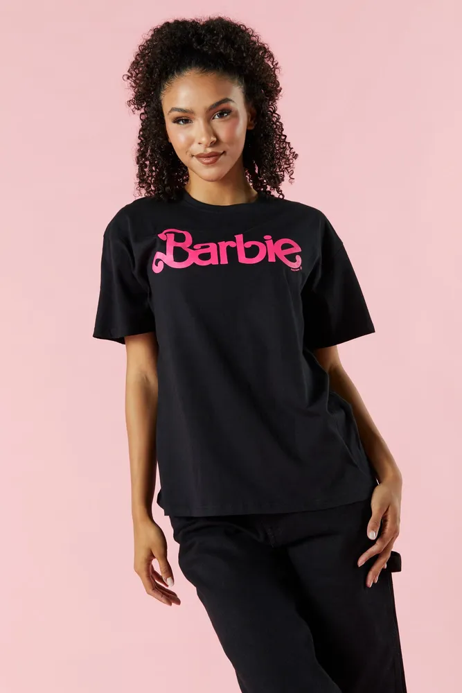 Barbie™ White Graphic Boyfriend T-Shirt