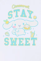 T-shirt de coupe garÃ§onne Ã  imprimÃ© Cinnamoroll Stay Sweet