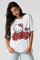 T-shirt de coupe garÃ§onne Ã  imprimÃ© Hello Kitty Bows