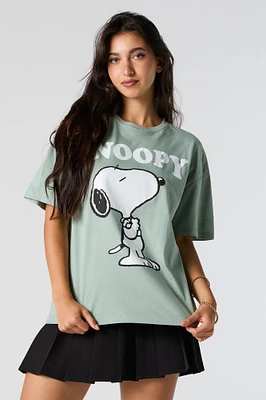 Snobby Snoopy Graphic Boyfriend T-Shirt