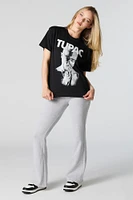 Tupac Praying Graphic Boyfriend T-Shirt