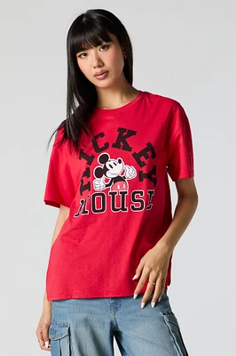 Mickey Mouse Graphic Boyfriend T-Shirt