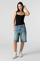 Ribbed Square Neck Tank