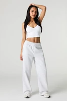 Camisole côtelée sans couture à encolure en V avec bonnets intégrés