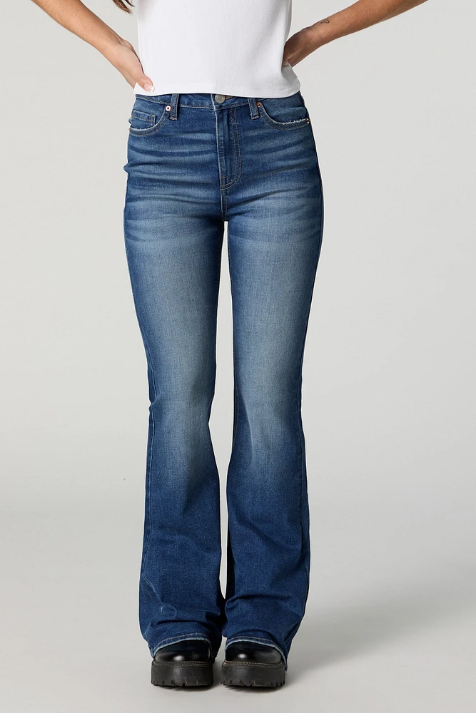 Austin Dark Vintage Wash High-Rise Flare Jean