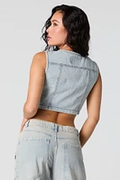 Veste cargo en denim