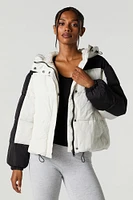 Colourblock Puffer Jacket