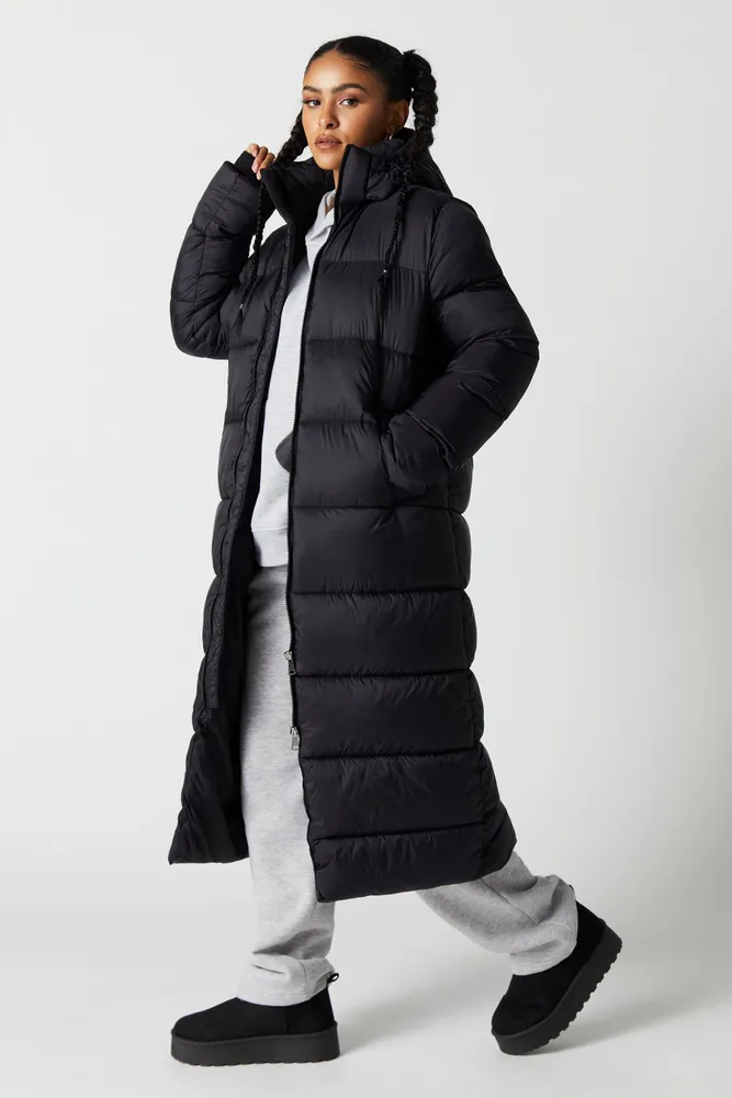 extra long north face coat