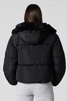 Faux Fur Lined Puffer Jacket