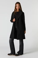 Collared Single Button Coat