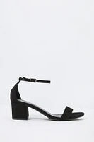 Open Toe Ankle Strap Heel