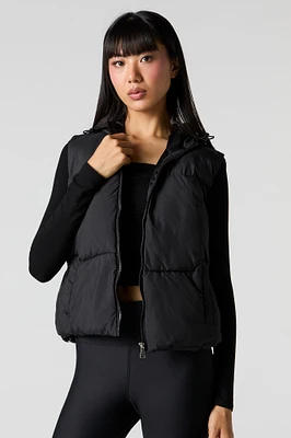 Hooded Puffer Vest