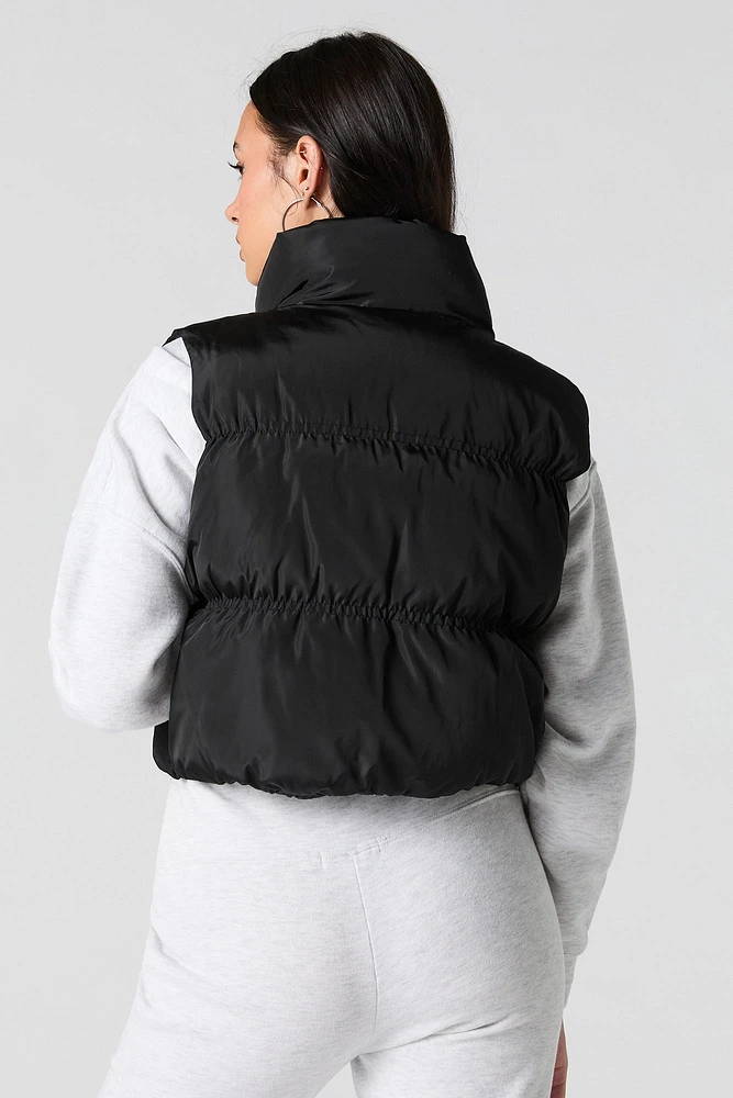 Cinched Puffer Vest